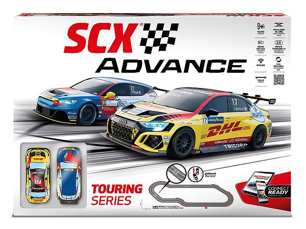 Autorama Digital Touring Series 6,1 metros com 02 carros 1:32 SCX