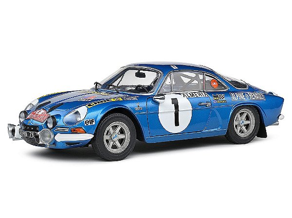 Alpine A110 1600S Rallye Monte Carlo 1972 1:18 Solido Azul