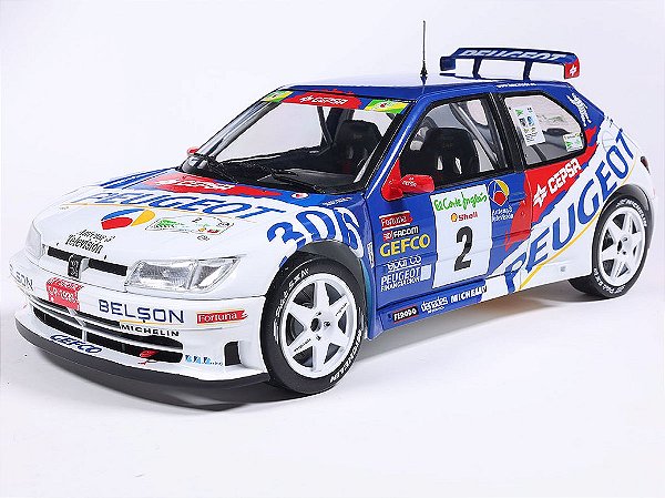 Peugeot 306 MAXI Rally El Corte Inglés 1998 1:18 Solido