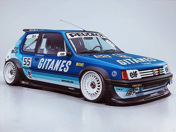 Peugeot 205 GTi Blackfish G Tribute 1990 1:18 Solido