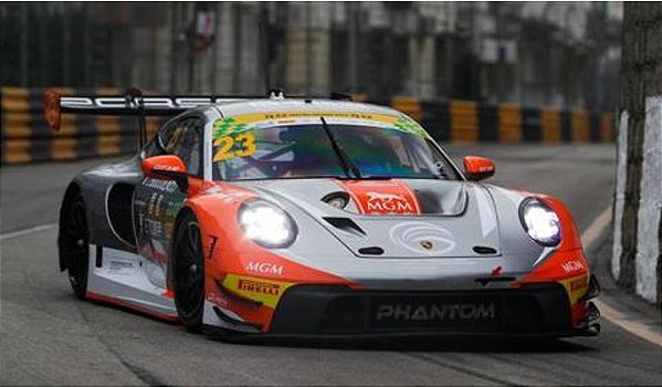 Porsche 911 GT3 R 992 Phantom Global Racing Macau GT Cup FIA GT World Cup 2025 1:64 Spark