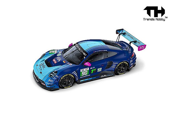 Porsche 911 GT3 R 24Hs Le Mans 2025 1:64 Trends Hobby