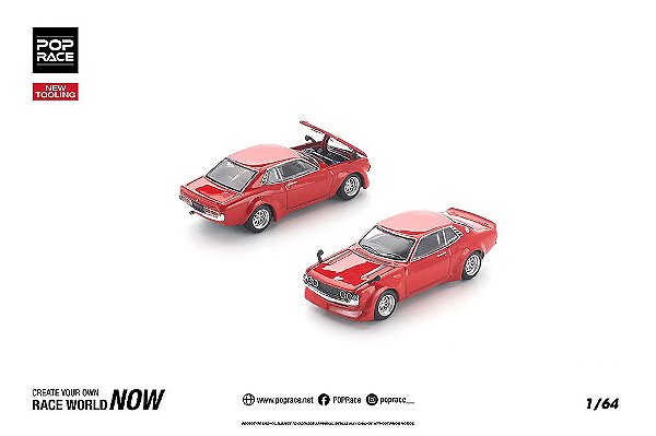 TA22 Celica 1:64 POP RACE Vermelho