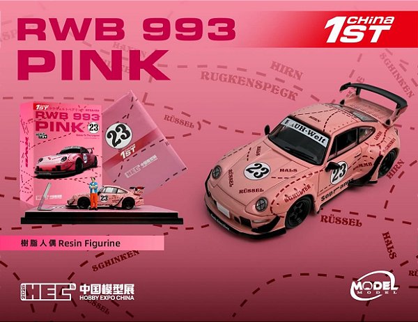 Porsche RWB 993 Pink Model Model HEC 2026