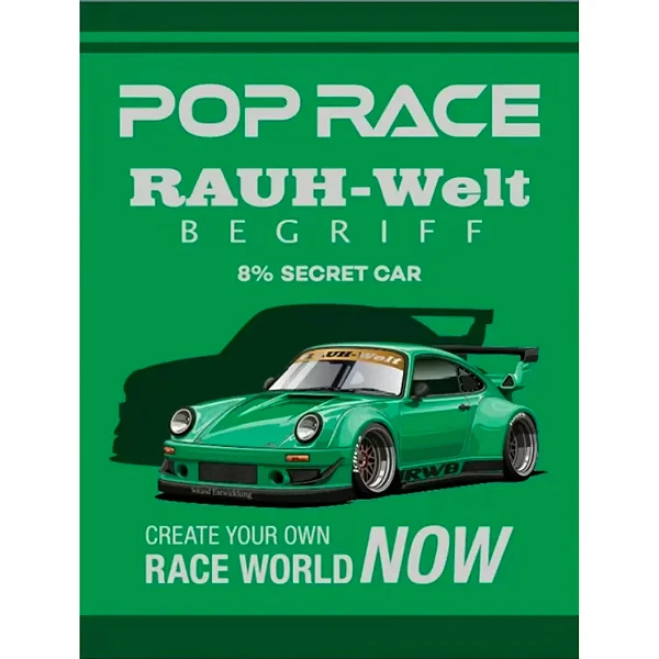 Porsche RWB 930 1:64 POP RACE Verde HEC 2026