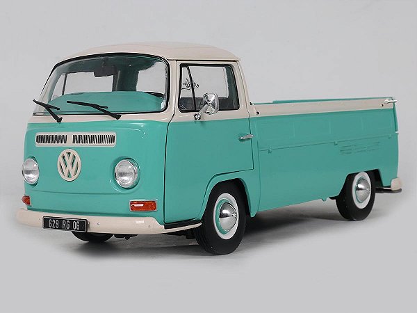 Volkswagen T2 Kombi Pick Up 1968 1:18 Solido Azul