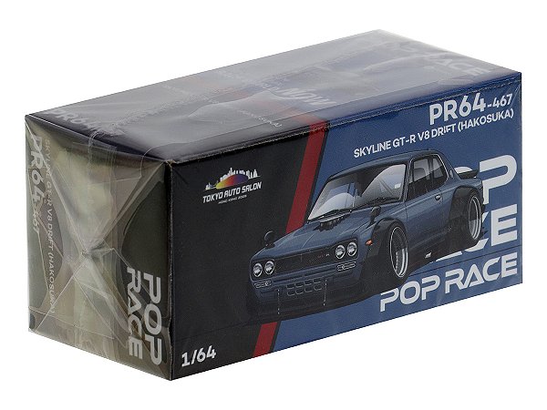 Skyline GT-R V8 Drift Hakosuka 1:64 POP RACE Tokyo Auto Salon