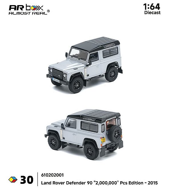 Land Rover Defender 90 2.000.000 Pcs Edition -2015 1:64 ARbox