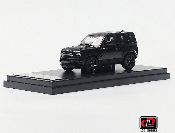 Land Rover DEFENDER 90 1:64 LCD Models Preto
