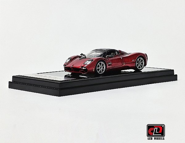Pagani Utopia Roadster 1:64 LCD Models Carbon Red