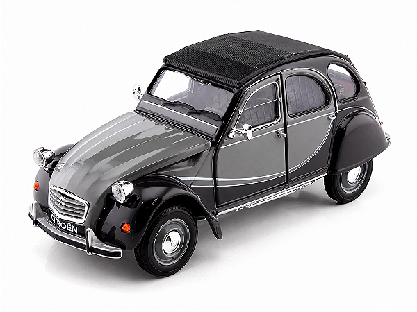 Citroen 2CV 6 Charleston 1:24 Welly Cinza