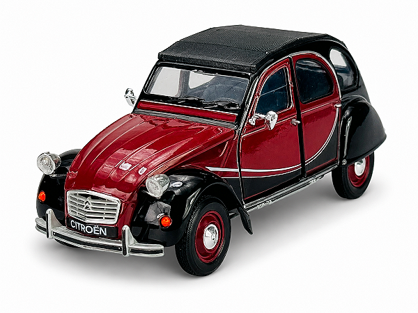 Citroen 2CV 6 Charleston 1:24 Welly Vermelho