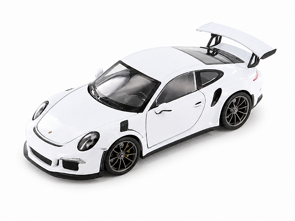 Porsche 911 GT3 RS 1:24 Welly Branco