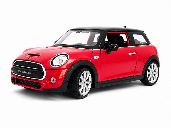 New Mini Hatch 1:24 Welly Vermelho