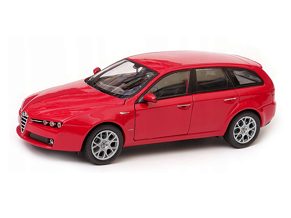 Alfa Romeo 159 Sportwagon 1:24 Welly Vermelho