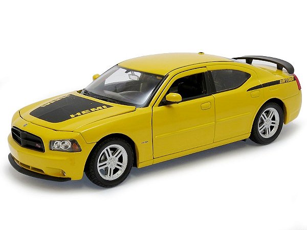 Dodge Charger Daytona R/T 2006 1:24 Welly Amarelo