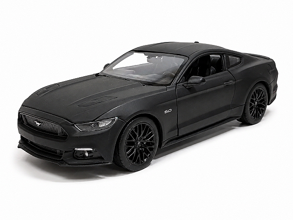 Ford Mustang GT 2015 1:24 Welly Preto