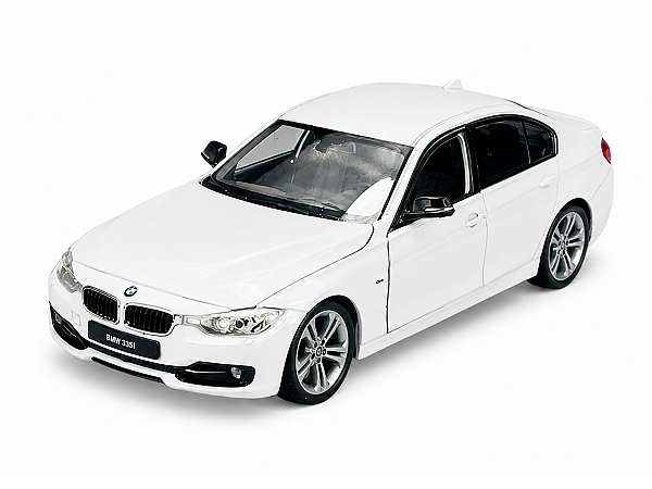 BMW 335I 1:24 Welly Branco