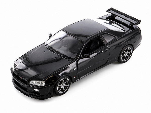 Nissan Skyline GT-R (R34) 1:24 Welly Preto