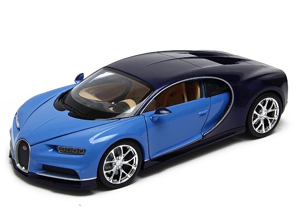 Bugatti Chiron 1:24 Welly Azul