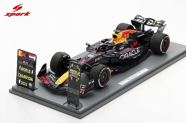 *** PRÉ-VENDA *** Fórmula 1 Oracle Red Bull Racing RB20 2024 Champion Max Verstappen 1:18 Spark