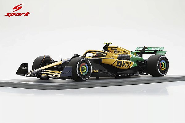 *** PRÉ-VENDA *** Fórmula 1 Ayrton Senna Tribute McLaren MCL38 Lando Norris GP Mônaco 2024 1:12 Spark