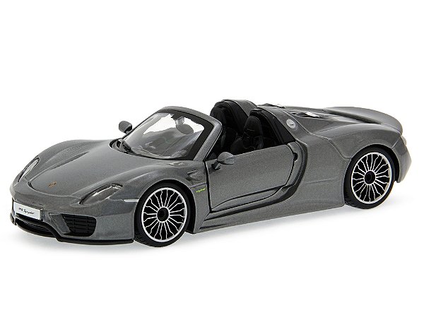 Porsche 918 Spyder 1:24 Bburago Cinza