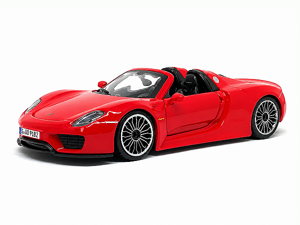 Porsche 918 Spyder 1:24 Bburago Vermelho