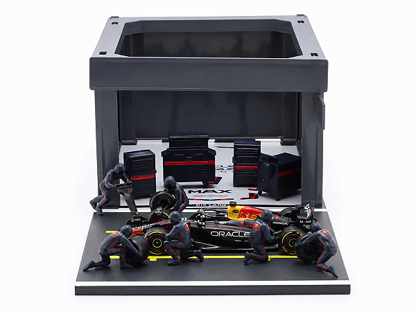 Fórmula 1 Pit Stop Bull RB21 Max Verstappen 2025 1:43 Bburago