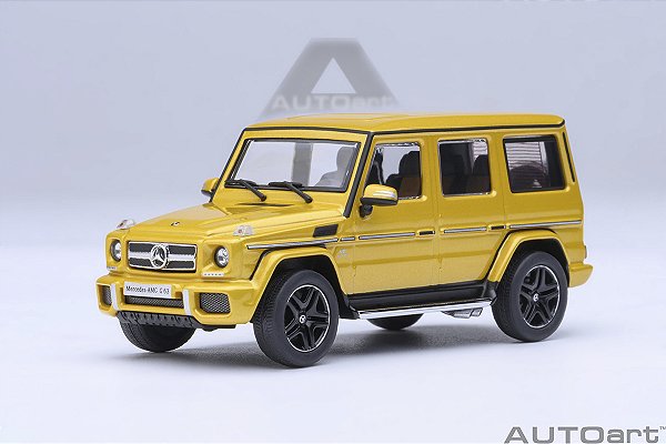 Mercedes AMG G63 2017 1:64 Autoart Amarelo