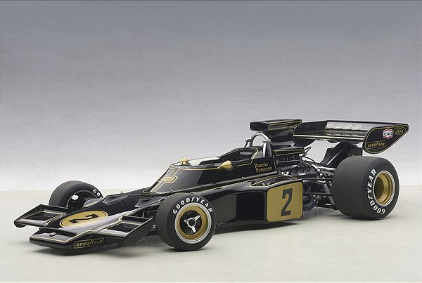 Lotus 72E 1973 Ronnie Peterson #2 1:18 Autoart Preto