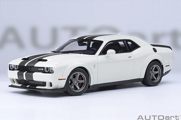 Dodge Challenger SRT Super Stock 2023 1:18 Autoart Branco