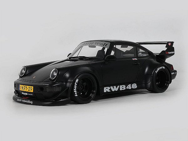 RWB RWB48 Flat Black 2013 1:18 GT Spirit Preto