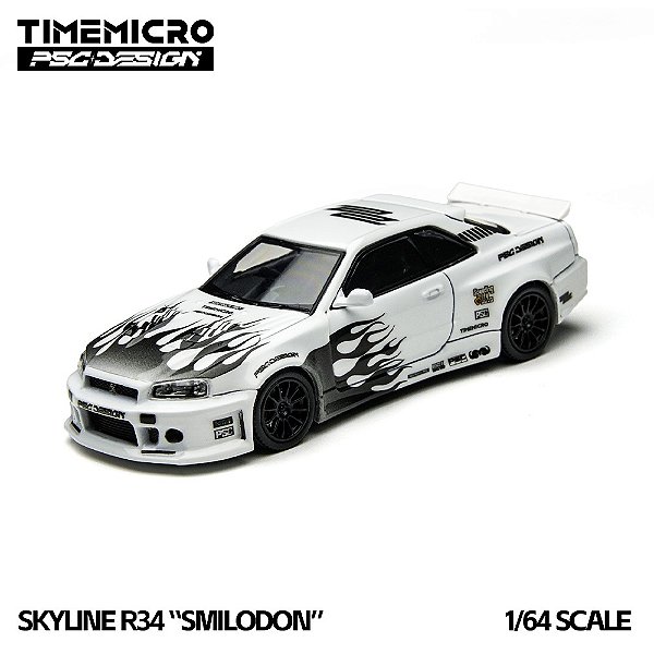 *** PRÉ-VENDA *** R34 SMILODON Black & White PSC Design 1:64 TimeMicro