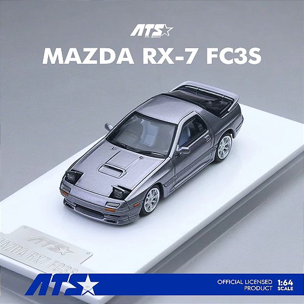 *** PRÉ-VENDA *** Mazda RX7 FC3S 1:64 ATS Models Cinza