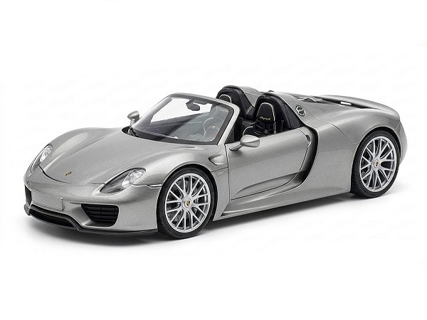 Porsche 918 Spyder (Conversível) 1:24 Welly Cinza
