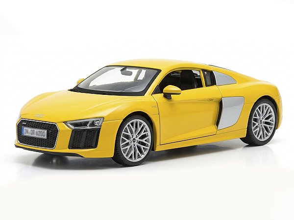 Audi R8 V10 2016 1:24 Welly Amarelo