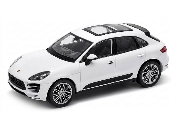 Porsche Macan Turbo 1:24 Welly Branco