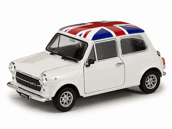Mini Cooper 1300 (UK Flag) 1:24 Welly Creme
