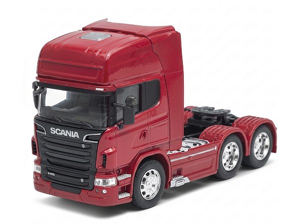 Scania R 730 V8 (6X4) 1:32 Welly Vermelho