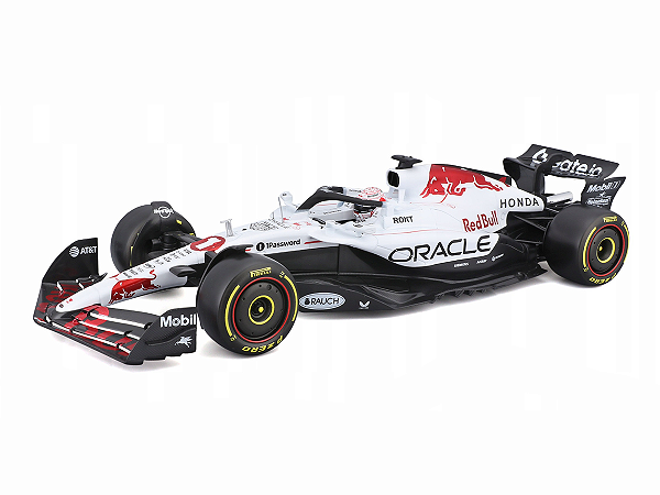 Fórmula 1 Red Bull RB21 Verstappen Japão 2025 1:18 Bburago c/ Display