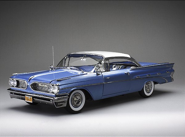 Pontiac Bonneville Hardtop 1959 1:18 Sunstar Azul