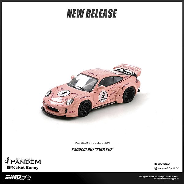 *** PRÉ-VENDA *** Pandem 997 PINK PIG 1:64 INNO64 PV12943