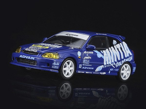 *** PRÉ-VENDA *** Honda Civic TYPE R (EK9) Exclusivo HK ToyCar Salon 2026 1:64 MOTORHELIX PV13007