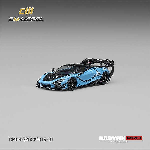 *** PRÉ-VENDA *** DarwinPRO 720Se²GTR-01 1:64 CM Model Azul PV13007