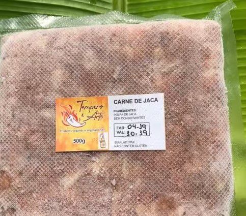 Carne de Jaca In Natura Artesanal Congelada 500g - TEMPERO É ARTE