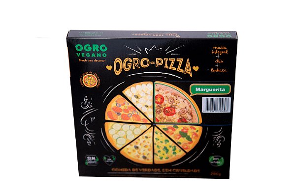 Pizza Veg Marguerita 280g - Ogro Vegano