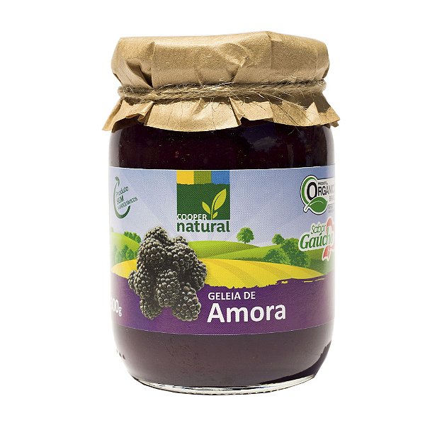 Geleia de Amora Orgânica 300g - COOPERNATURAL