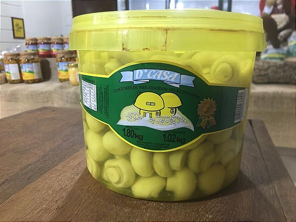 Champignon Conserva Inteiro - 1,02kg