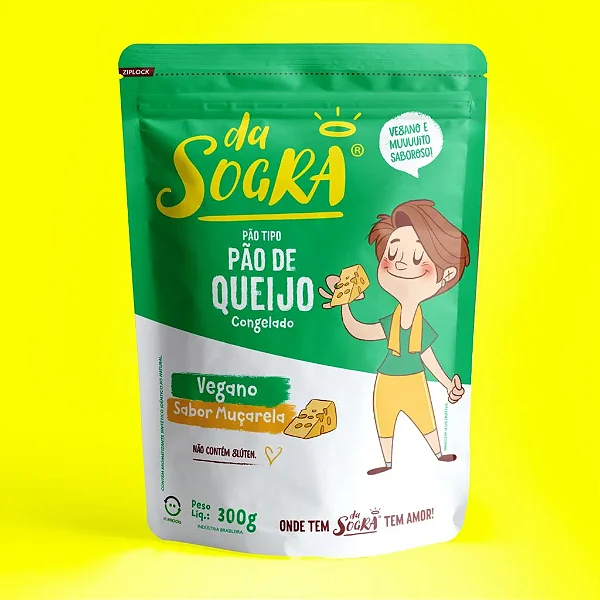 PAO DE QUEIJO VEGANO 300G DA SOGRA - TIA IZA
